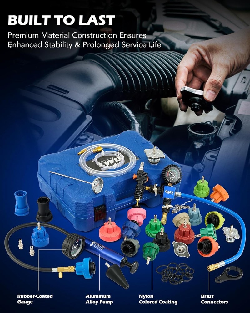 Orion Motor Tech Coolant Pressure Tester Kit, 31pc Master Vacuum...