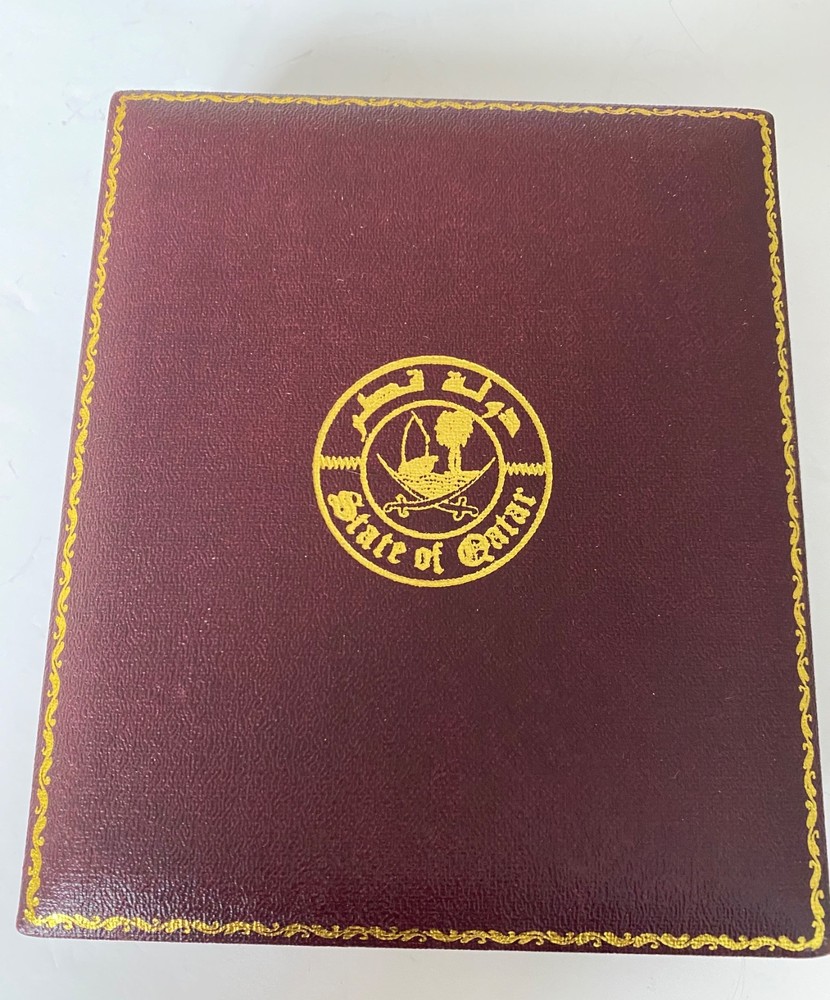 Qatar Official State Gift Presentation Empty Box Case for Collectable - ONLY BOX