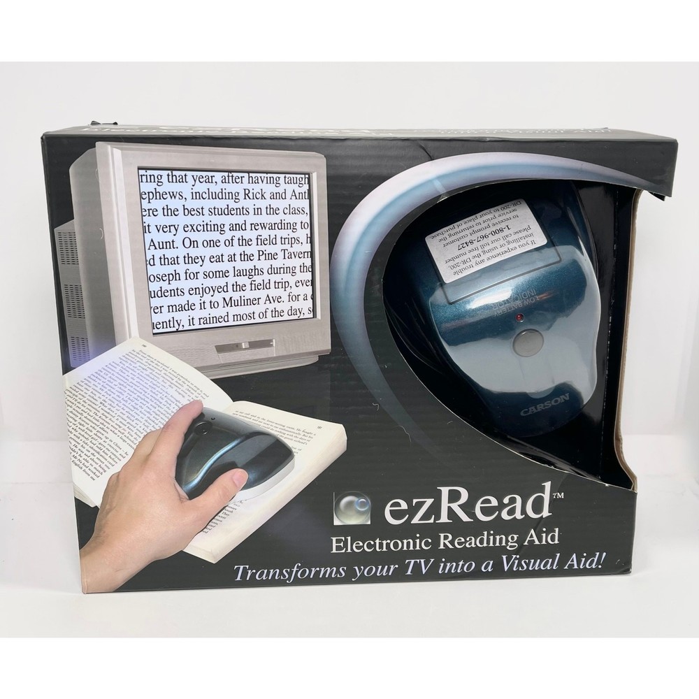 Carson ezRead EZ Read Reading TV Magnifier Low Vision  Visual Reading Aid