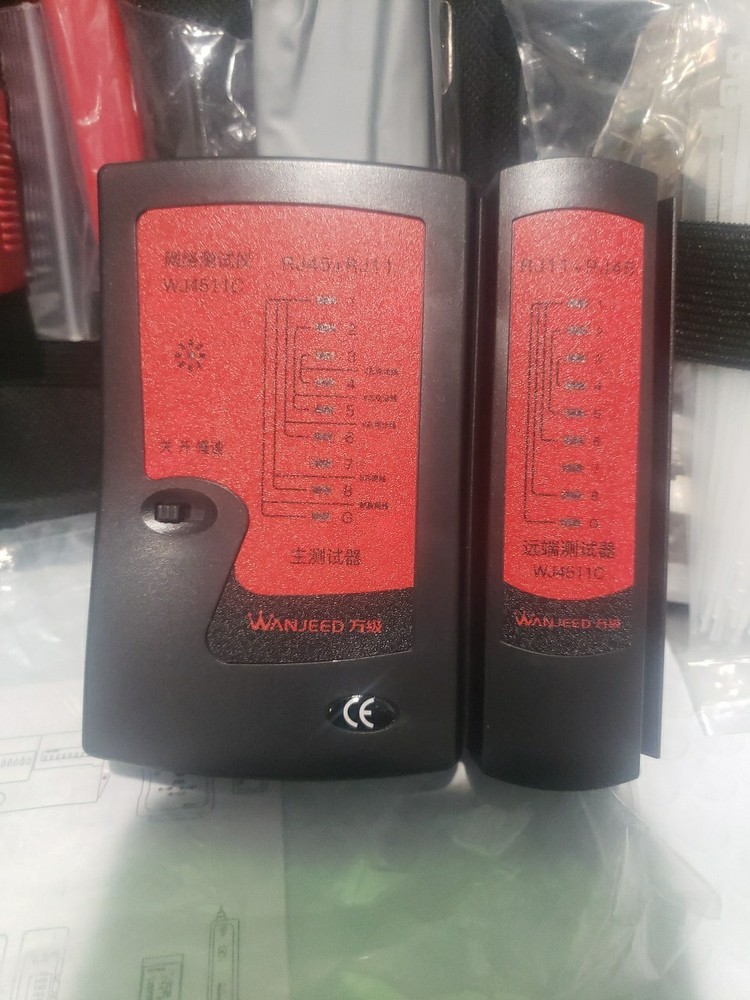 RJ45+USB Cable Tester Fast Accurate Testing Network Phone Wire Test Tool Kit