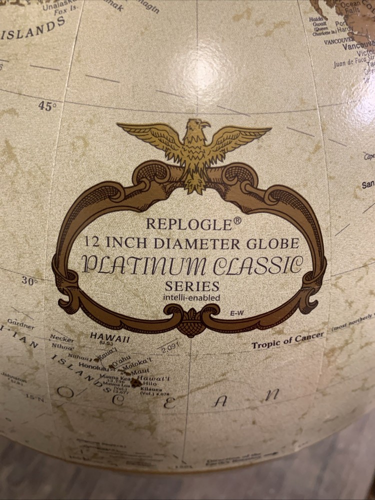 Intelli Enabled Replogle Globe - 12 Inch World Classic - Updated Modern Version