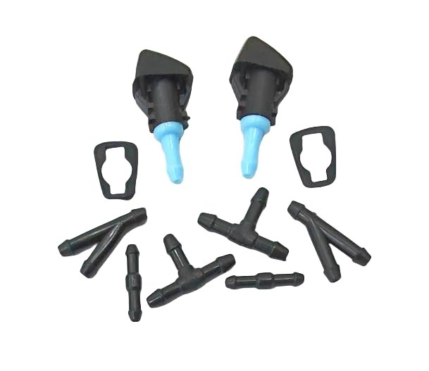 2 Pack 28932-ZL00A Windshield Washer Hood Nozzle Sprayer kit Compatible with