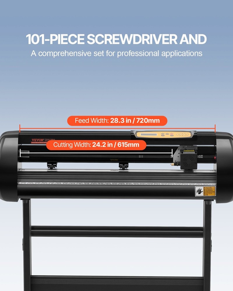 HOT/ Vinyl Cutter Machine,Upgraded 28" Paper Feed Cutting Plotter Bundle,Ad