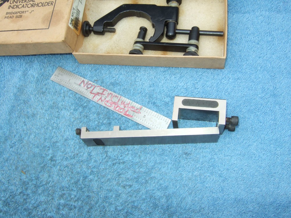 UNIVERSAL INDICATOR HOLDER INDICOL TYPE USED CLEAN TOOL MACHINIST TOOLMAKER