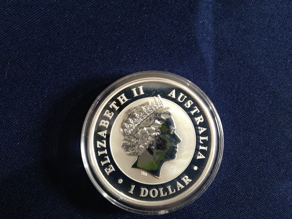 2014 Australia $1 Silver Koookaburra Gem BU One Ounce E5978
