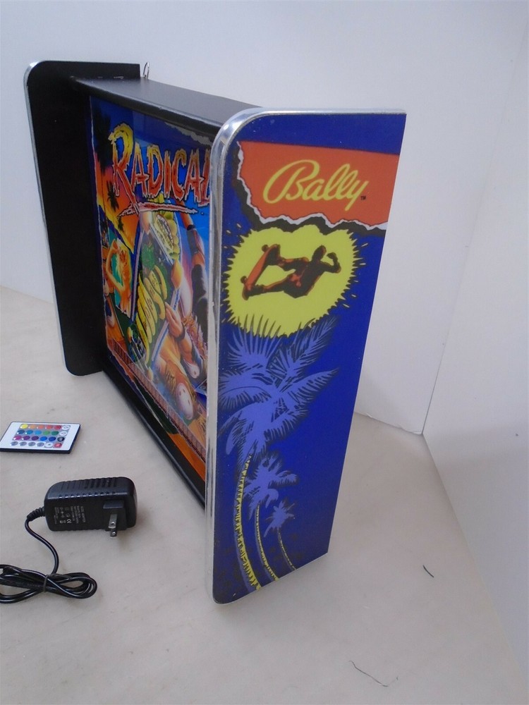 Bally Radical Pinball Head LED Display light box