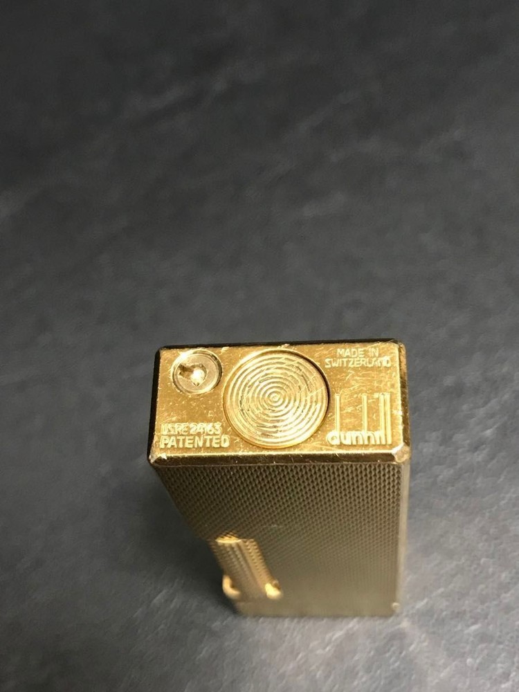 Overhauled Dunhill Rollagas lighter Gold without box