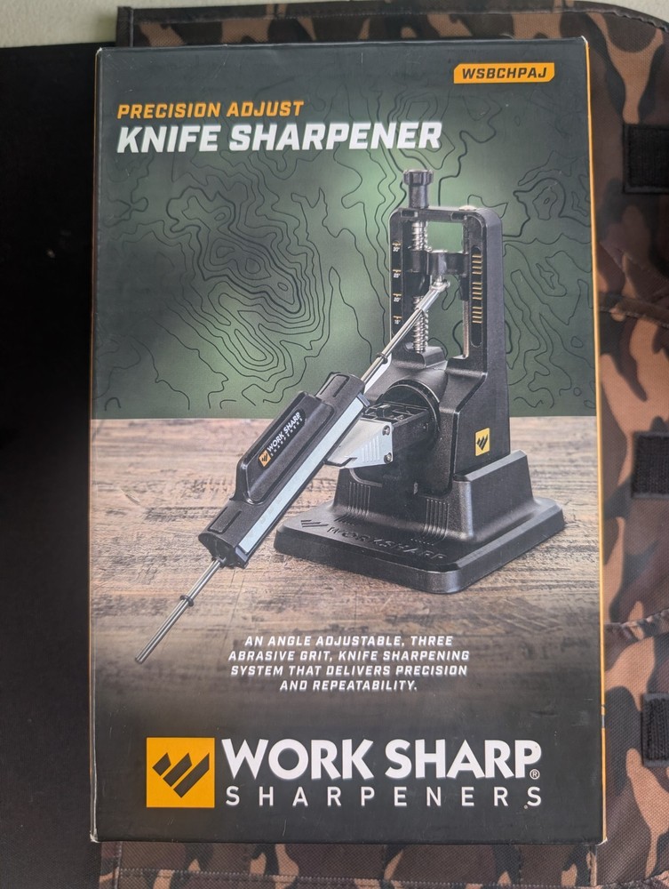 Work Sharp Precision Adjust Knife Sharpener WSBCHPAJ NIB W/Extra Support Tool!