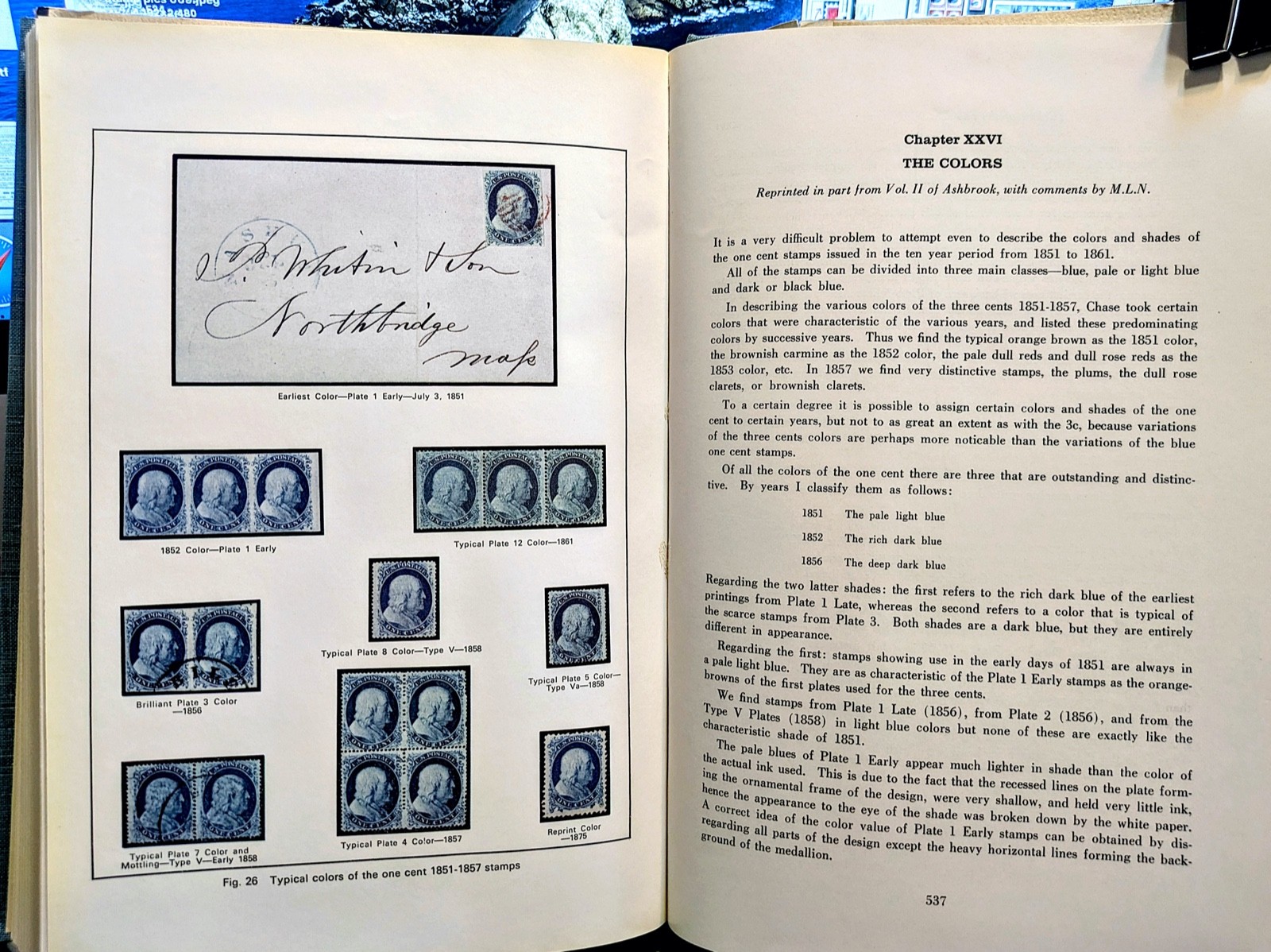 The United States One-Cent Stamp of 1851 to 1861 by Mortimer L Neinken