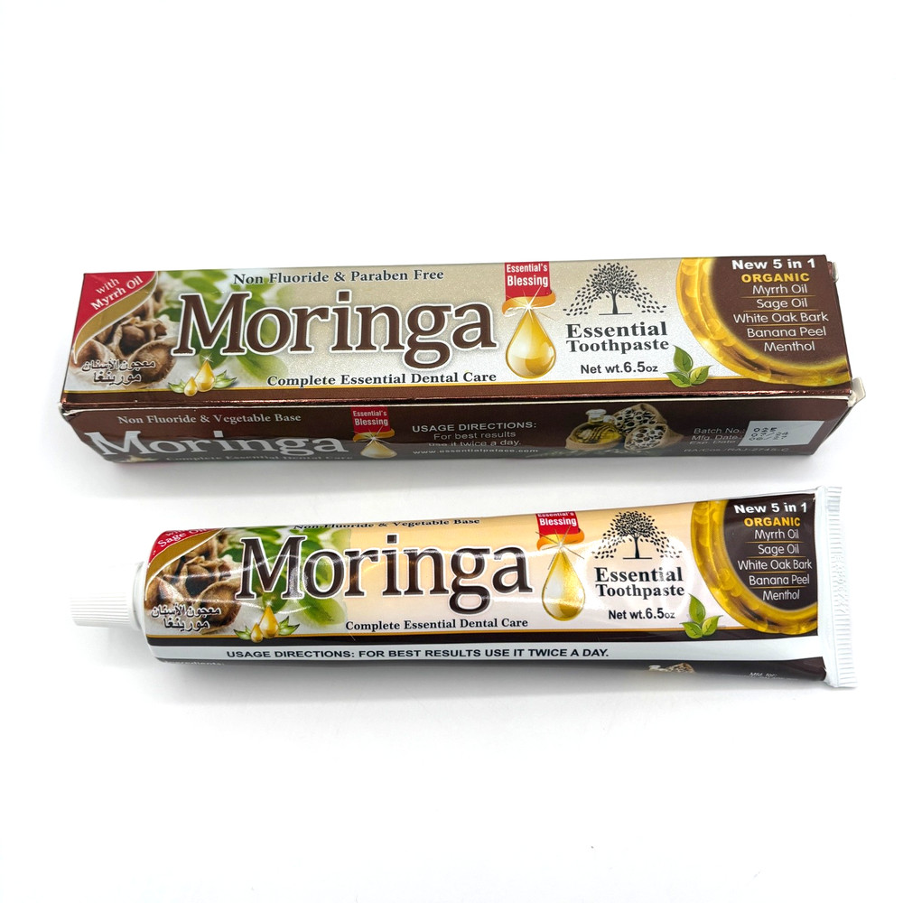 Organic Moringa Toothpaste 2-Pack – Essential Palace, Fluoride-Free