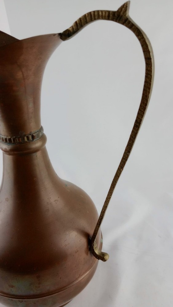 Antique Wine Bronze Jar 12,5"