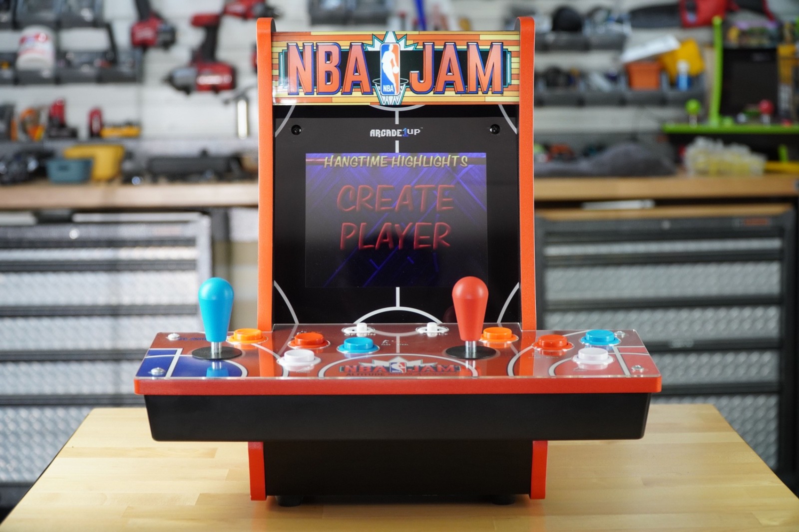 Arcade1Up NBA JAM 2 Player Countercade - Bar top Arcade - Great Condition - USED
