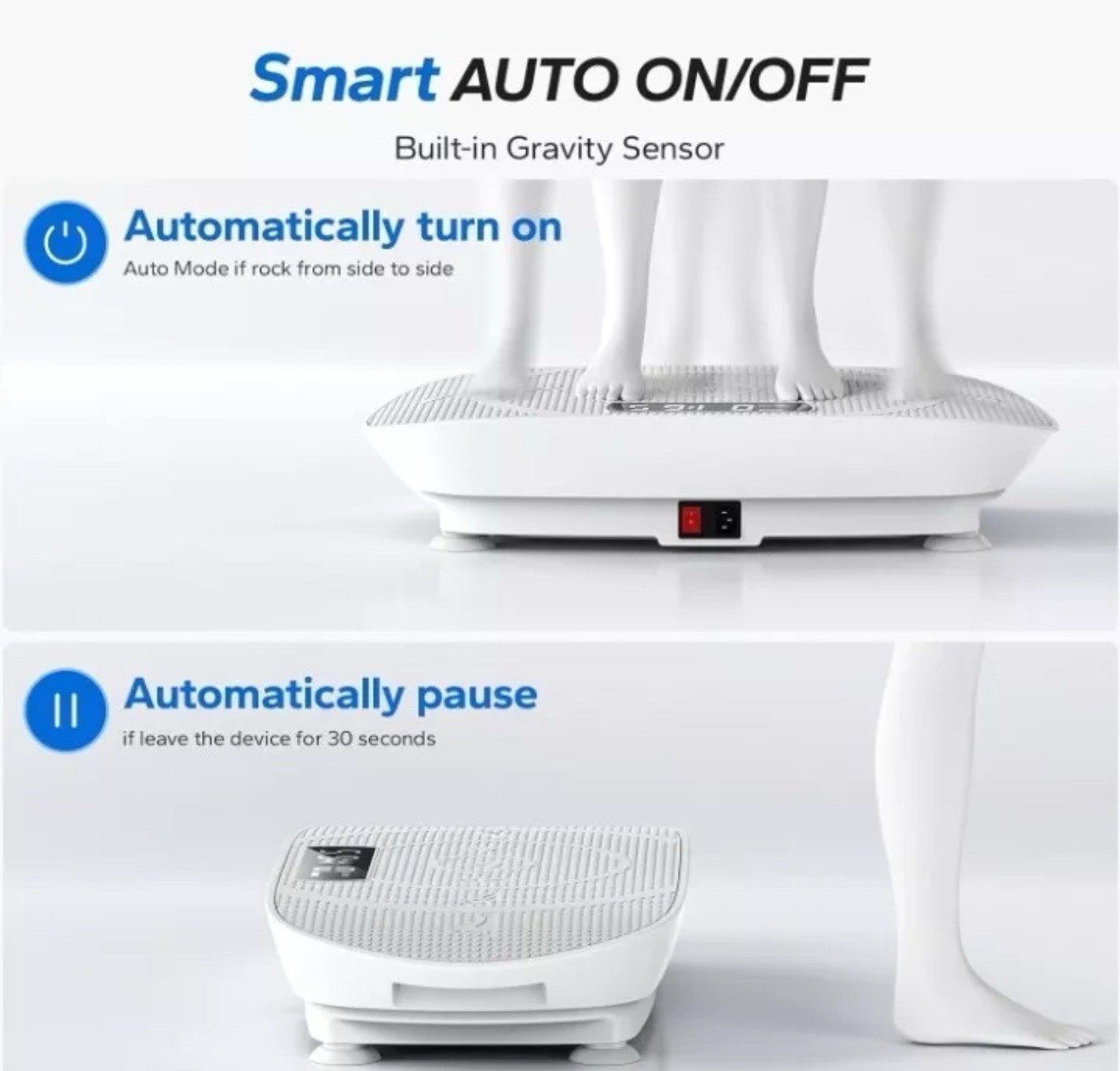 MERACH Vibration Plate Exercise Machine, Whole Body Workout Equipment for Women,