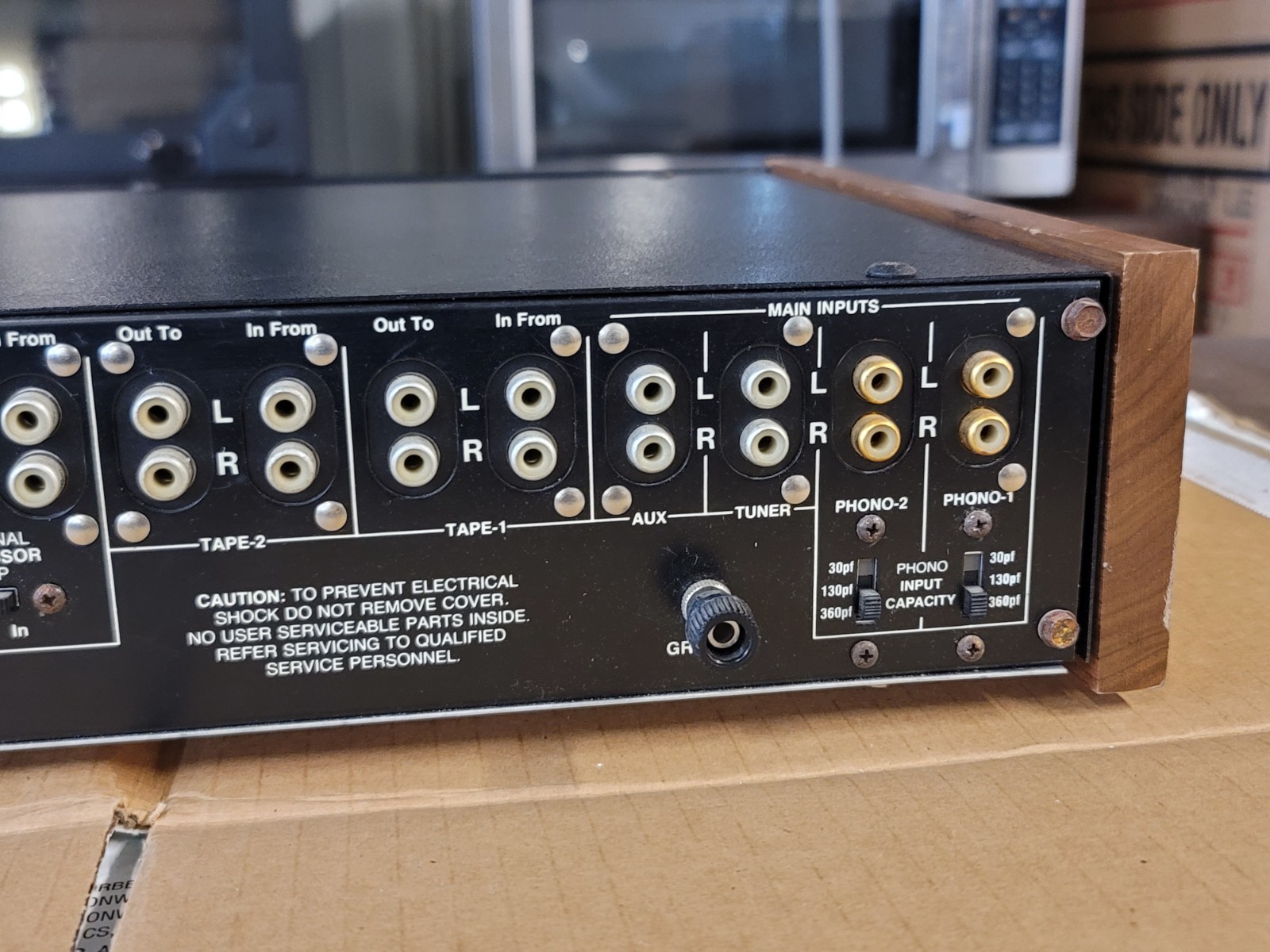Vtg. Robert Grodinsky Research (RGR) Model Four Stereo Preamplifier COOLO NEATO!