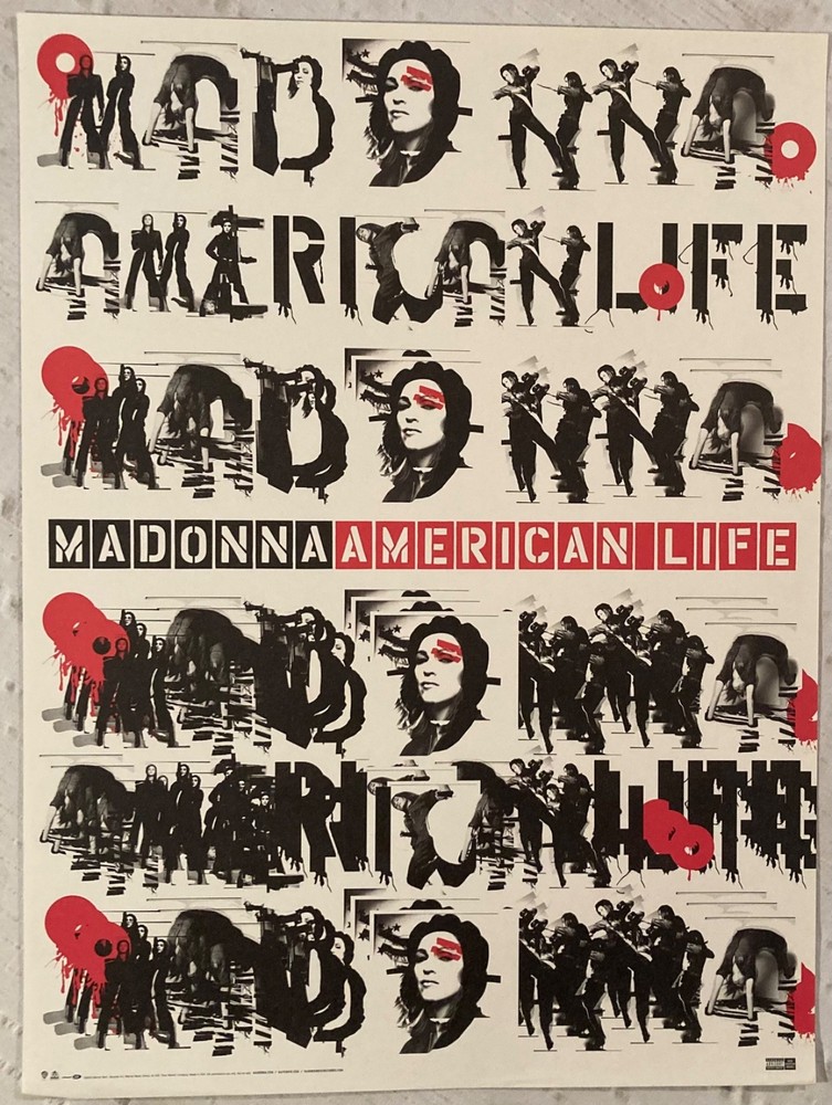 Madonna 2003 Matte Promo Poster American Life Z
