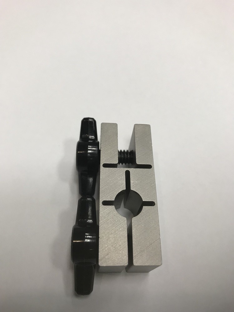 Drop indicator holder for 3/8" Diameter stem onto AGD lug back mount type stand.