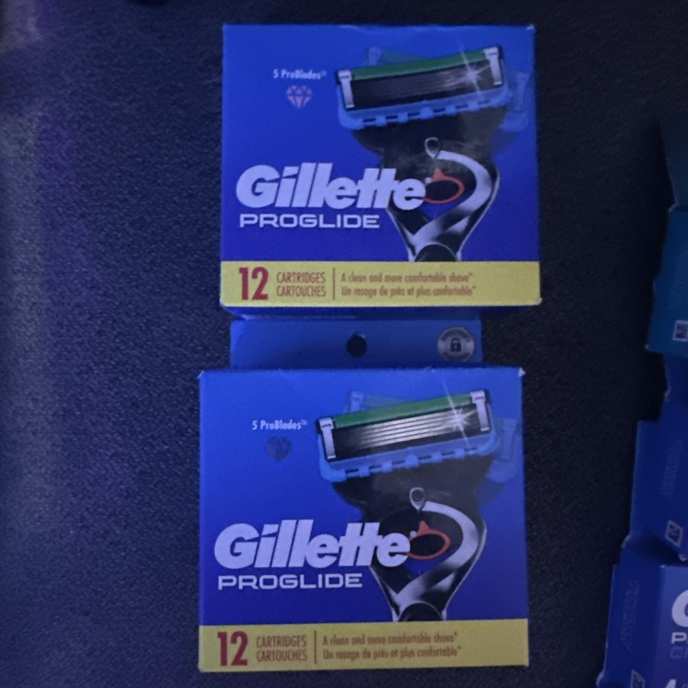 Gillette pro Blades 12 count. Two Box’s