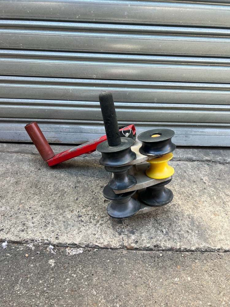 GB Cyclone B-2000 Pipe Bender Replacement Roller Carriage W/ Rollers And Handle