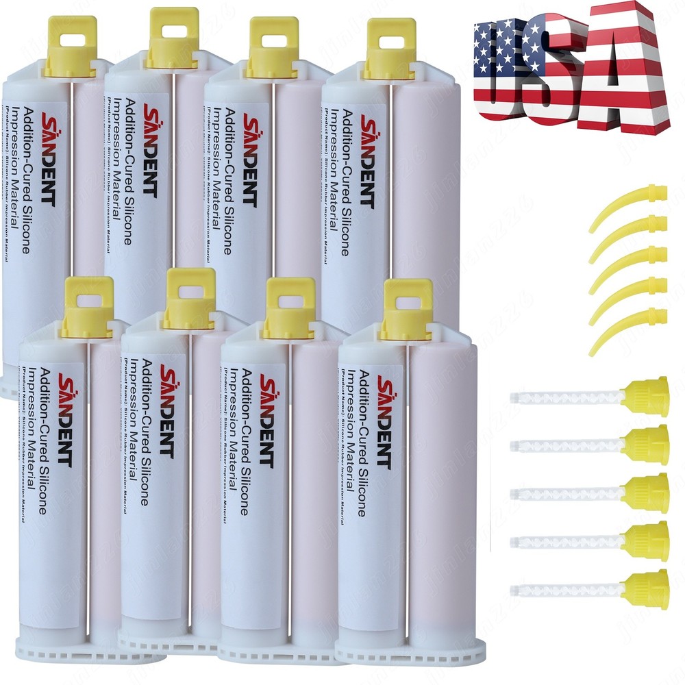 VPS Impression Material Heavy Medium Light  50m w/ 5 Tips /set