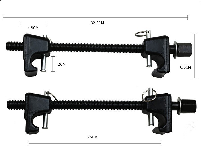 2Pcs Macpherson Strut Spring Compressor Tool Kit Coil Spring Compressor Tool US