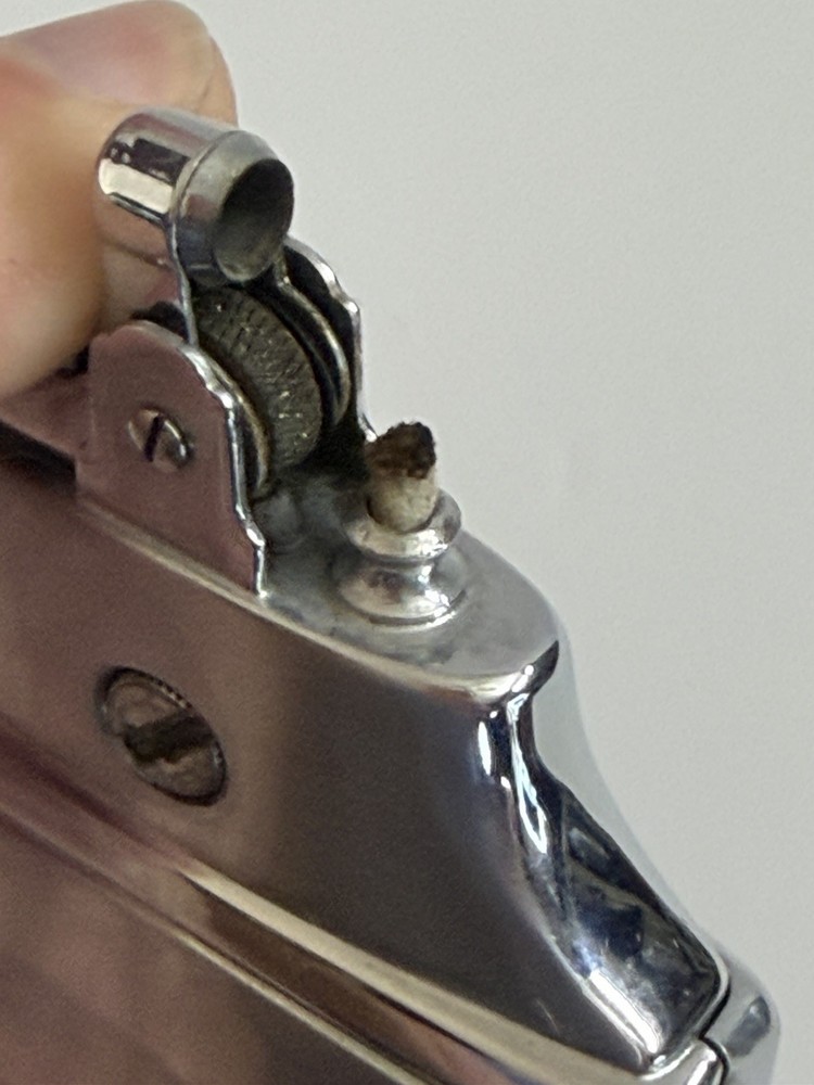 Ronson King Mastercase Silver Tone Lighter and Cigarette Case