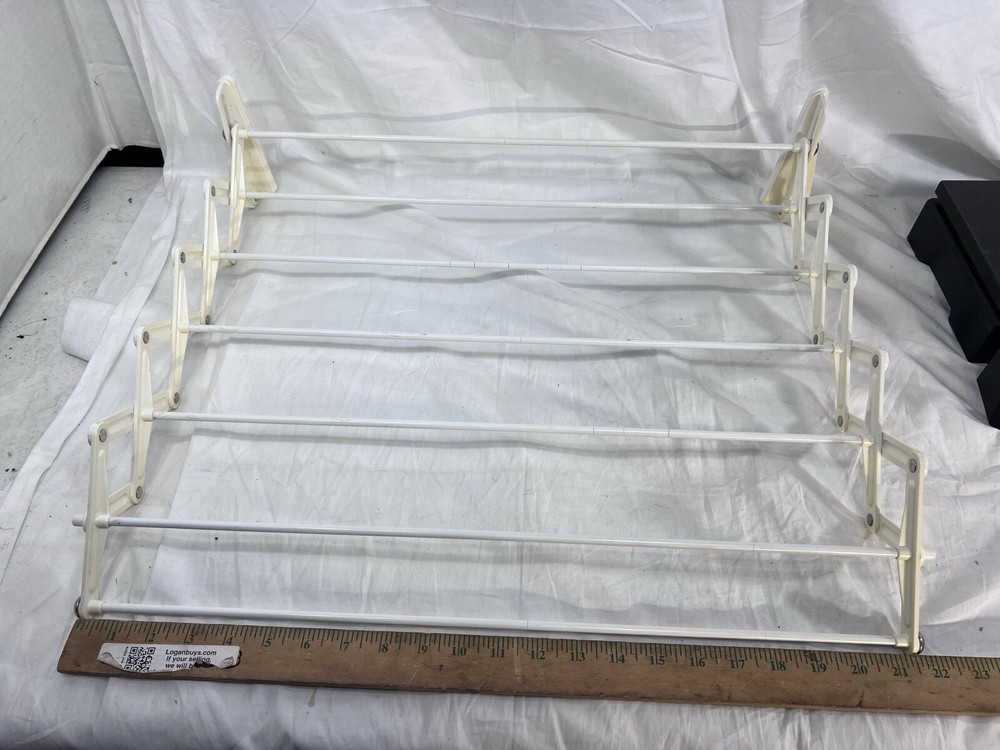 Accordion CLOTHES DRYING RACK WALL MOUNTED Laundry Hanger Collapsable
