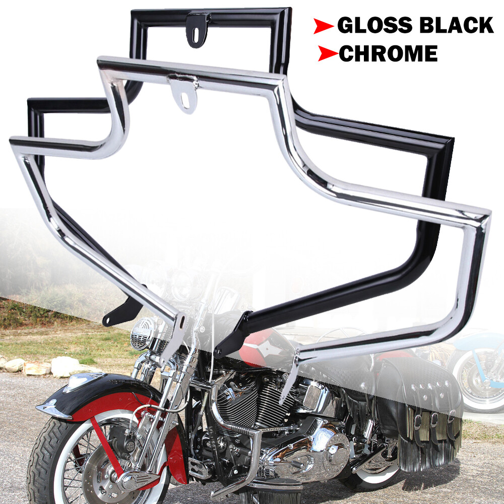 Engine Guard Crash Bar Highway Bars For Harley Heritage Softail Fatboy 2000-2017