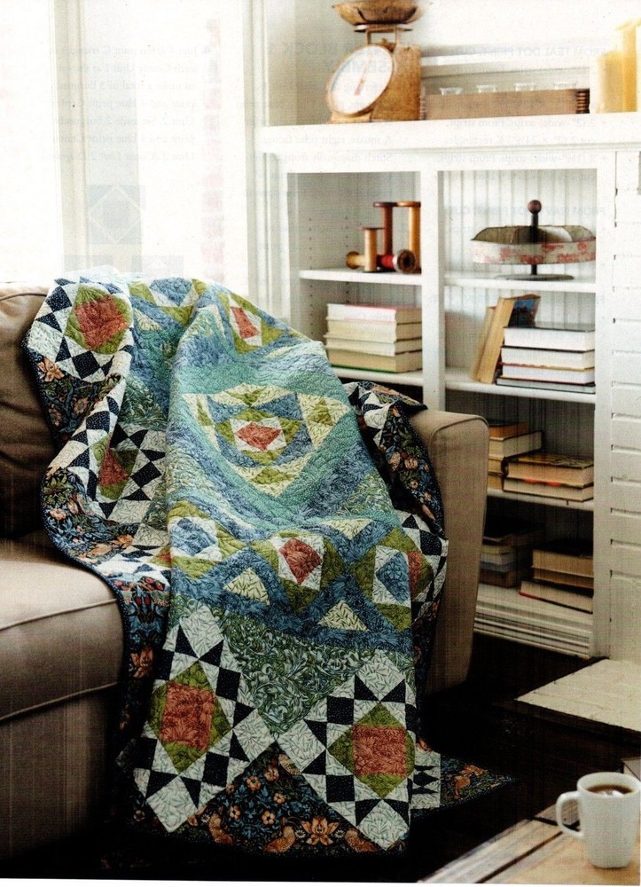 Morris Garden Quilt Pattern Pieced JN