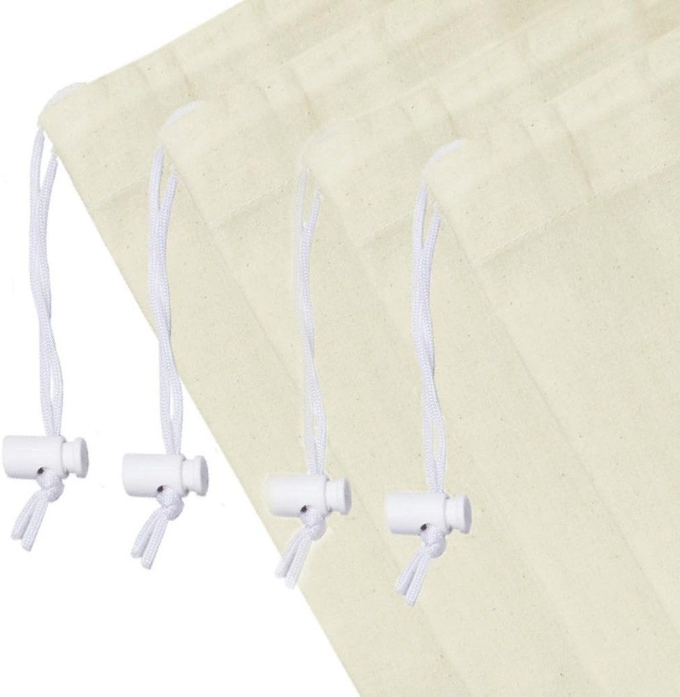 Extra Large Laundry Bags -4 Pack Heavy Duty Durable Cotton Canvas Drawstring