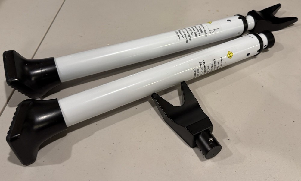 2 Pack Rerishom Door Security Bar, Door Stoppers Security Bar