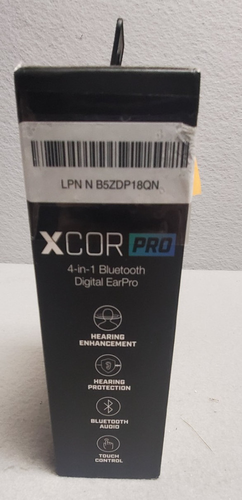 AXIL XCOR PRO Bluetooth Tactical Earbuds Includes Charging Case Black XCOR-R