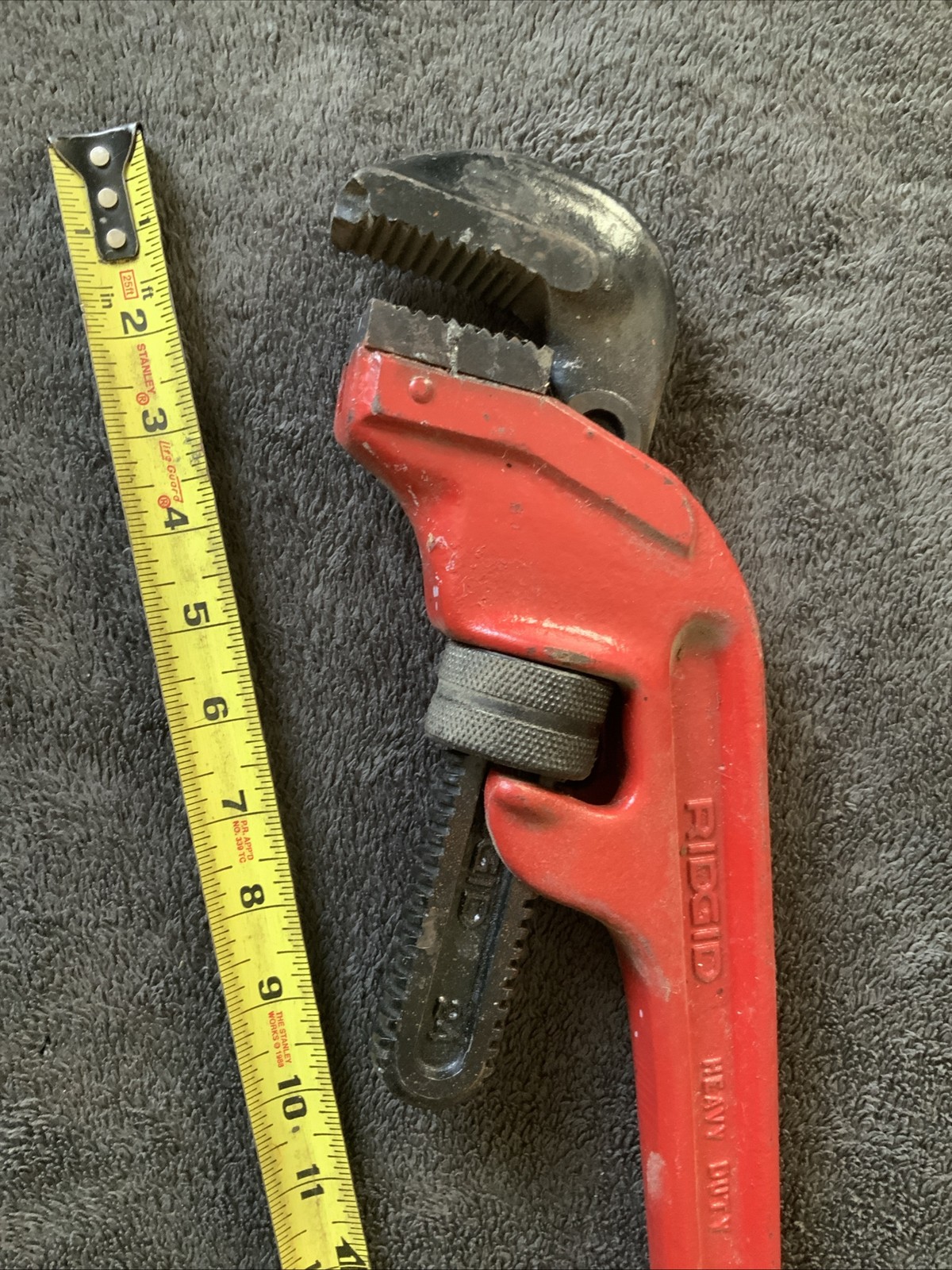 Ridgid E24 Heavy Duty End Pipe Wrench…good Shape….heavy….