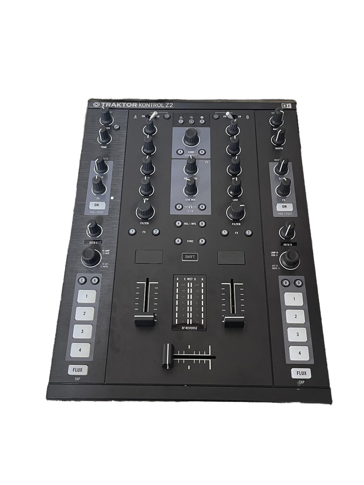 Native Instruments Traktor Kontrol Z2 2-Channel DJ Mixer Controller - Tested