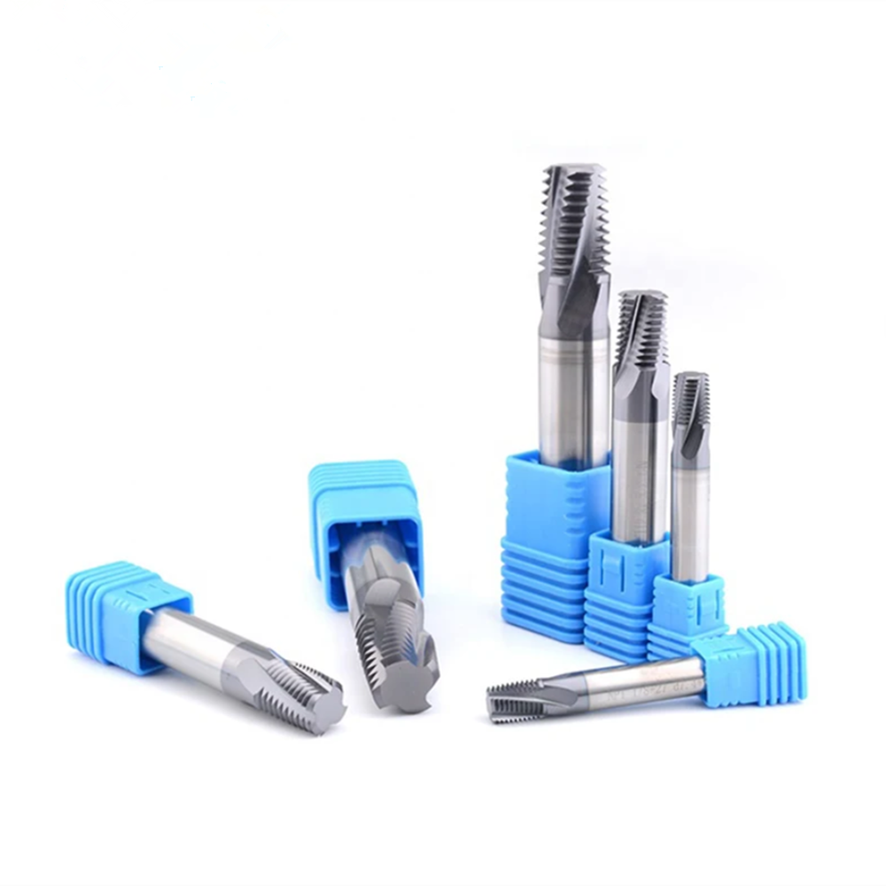 1/4-20 UNC Solid Carbide Thread end Mill CNC Full Tooth - AlTiN Coated
