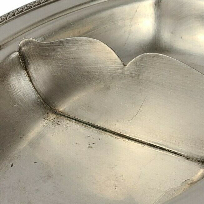 Vintage Silverplate Divided Bowl Oblong Rectangle Serving Dish - Keystonewear