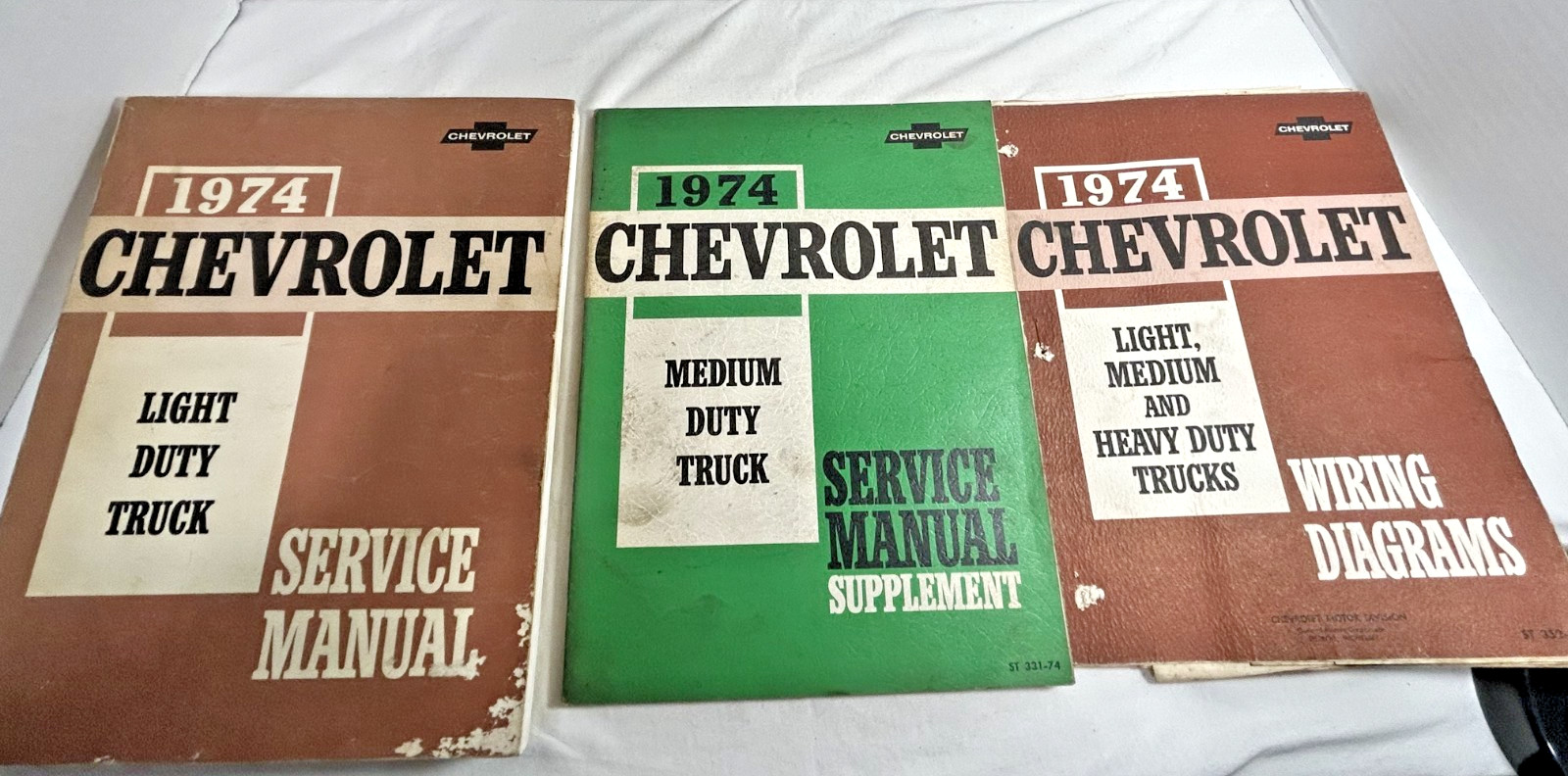 1974 Chevrolet Light Medium & Heavy Duty Trucks Wiring Diagrams & Service Manual