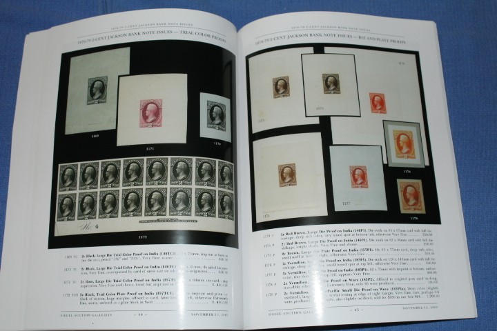 Siegel Auction Nov 2003 Burrows #867 INCLUDES REALIZATIONS BlueLakeStamps