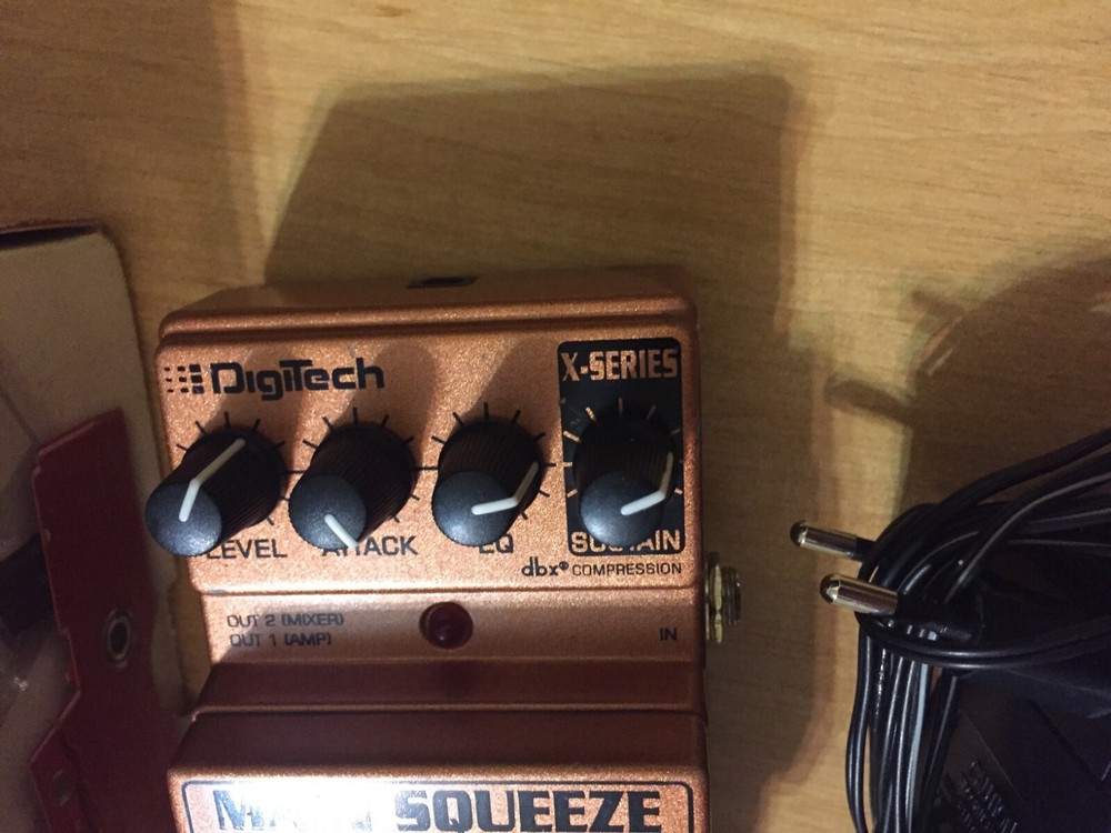 DigiTech X-Series Main Squeeze Compressor/Sustainer + Box + Power