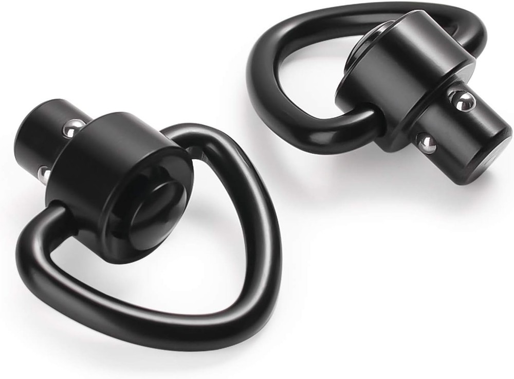 2-Pack Durable Two Point Sling Mounts with 360° Rotation for Flexibility