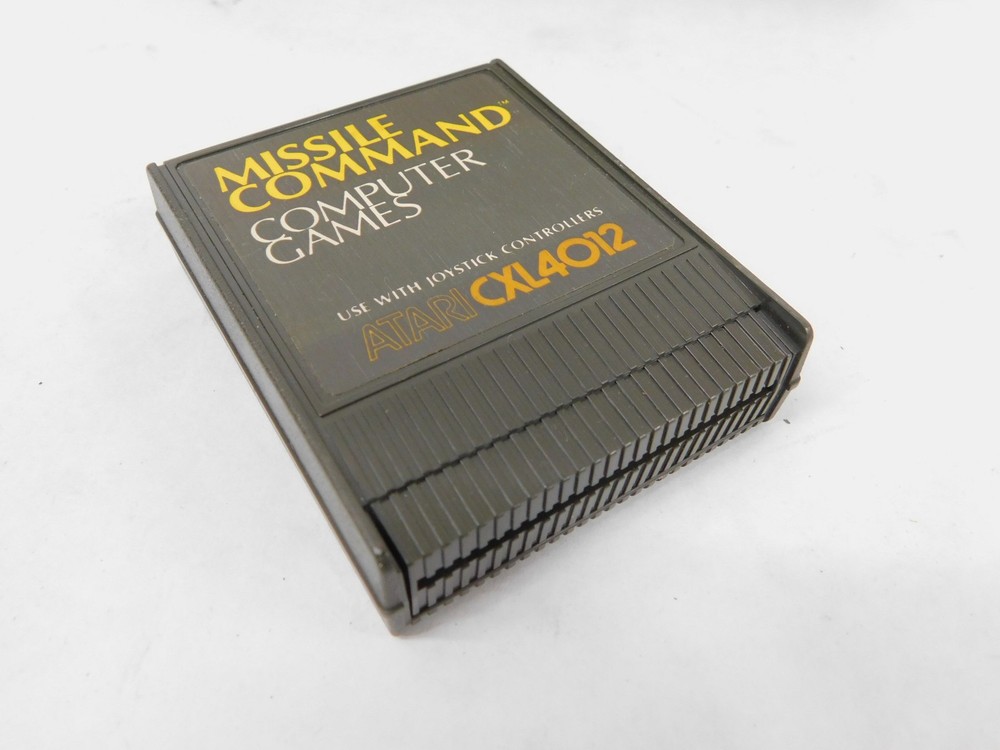 Atari CXL4012 Missile Command Vintage Computer Game Cartirdge (nice)