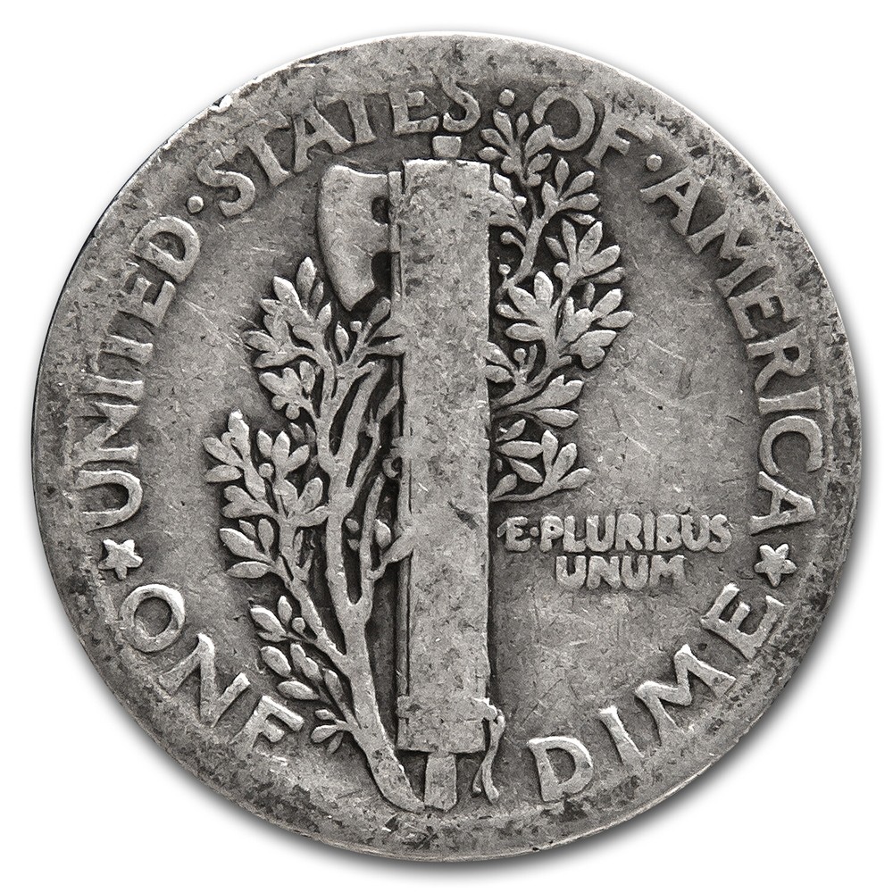 1921 Mercury Dime Good