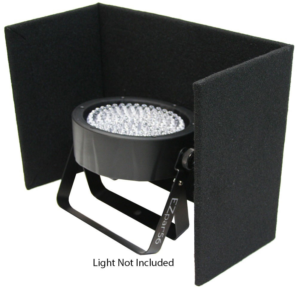 DJ Wedding Venue Lighting Slimpar 38 56 64 LED Up Light Uplighting Black Cover