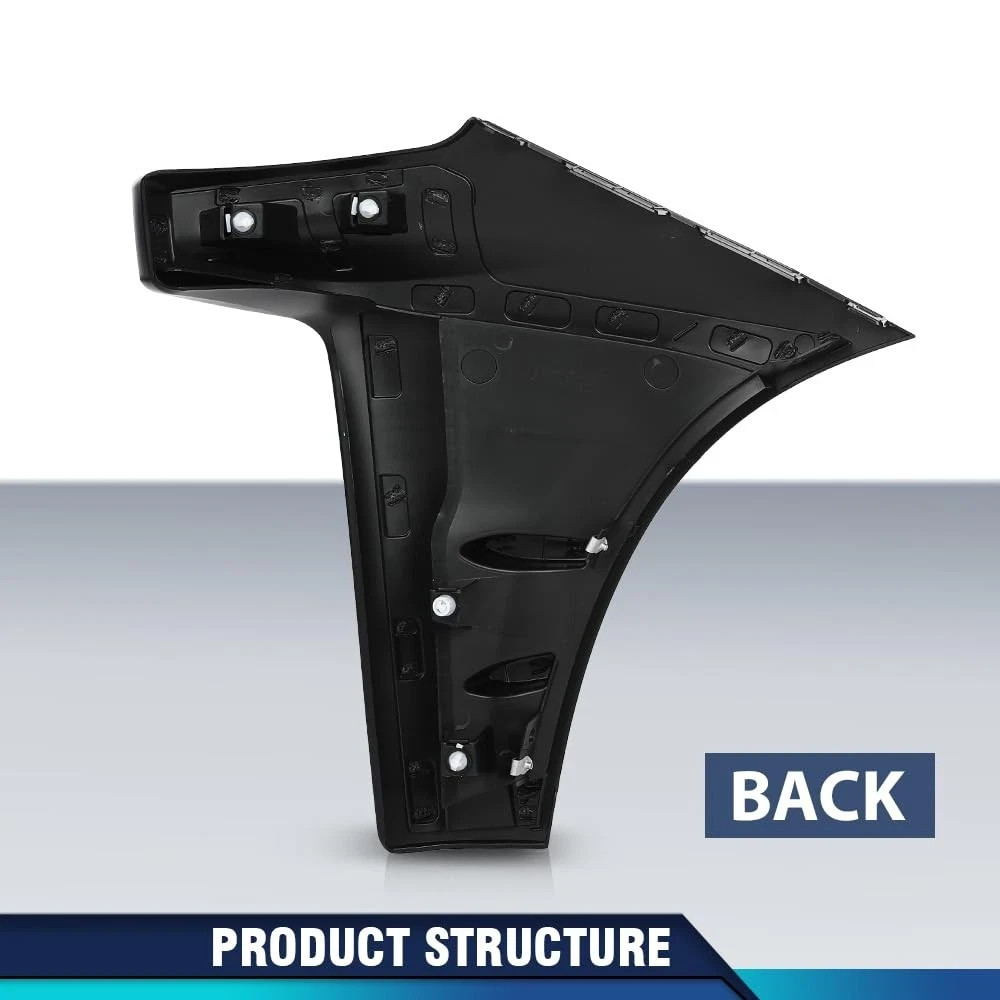 Front Bumper End Cap Extension Right Side Compatible with Chevy Silverado