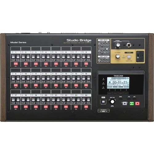 TASCAM Studio Bridge 24-Track Recorder and USB-B Audio/MIDI Interface