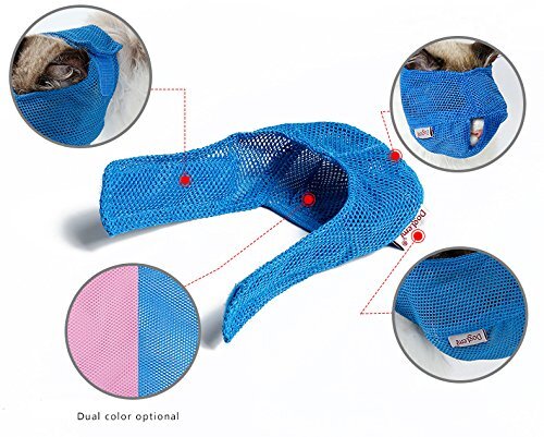 Breathable Mesh Cat Muzzles Prevent Cats Kitten from Biting Chewing, Small