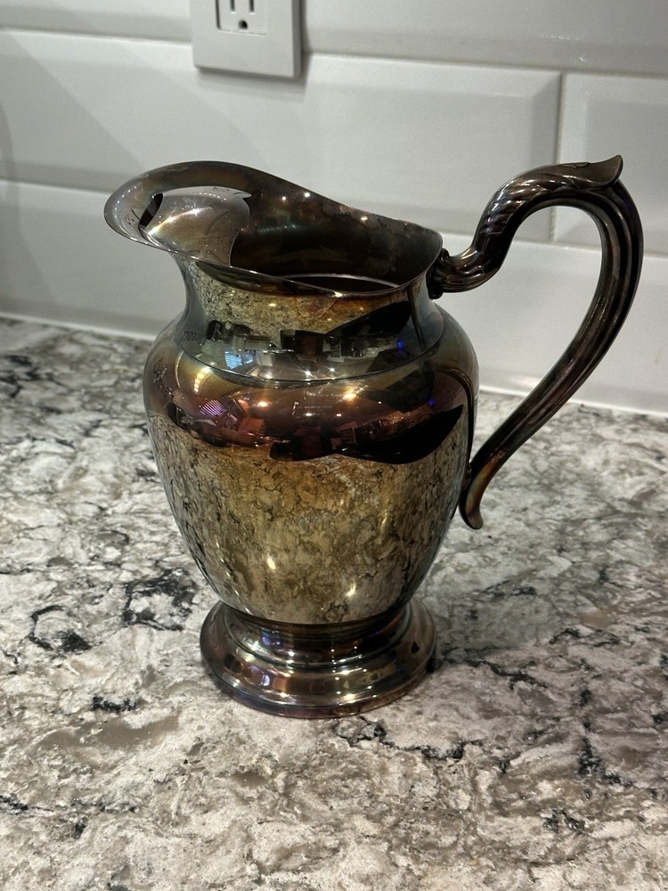 WMA Rodgers Silver Pitcher Vintage