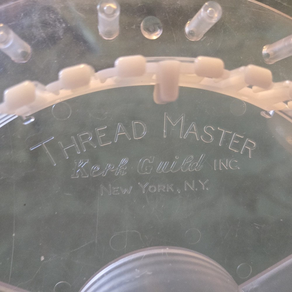Thread Master Round Clear Sewing Organizer, 11+ inches in diameter
