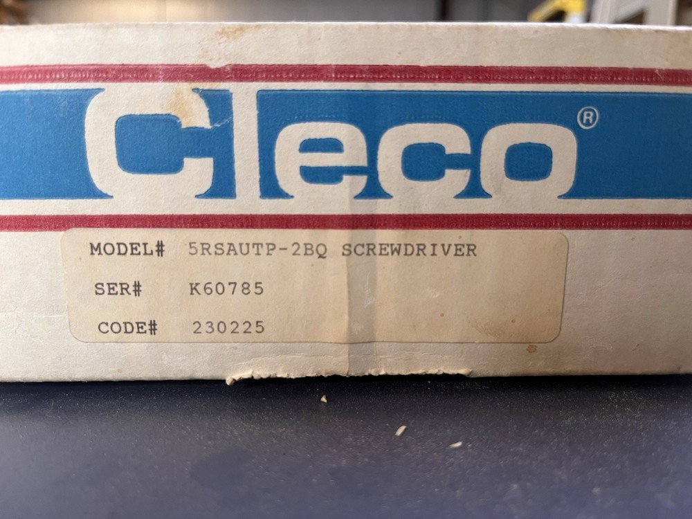 Cleco 5RSAUTP-2BQ SCREWDRIVER