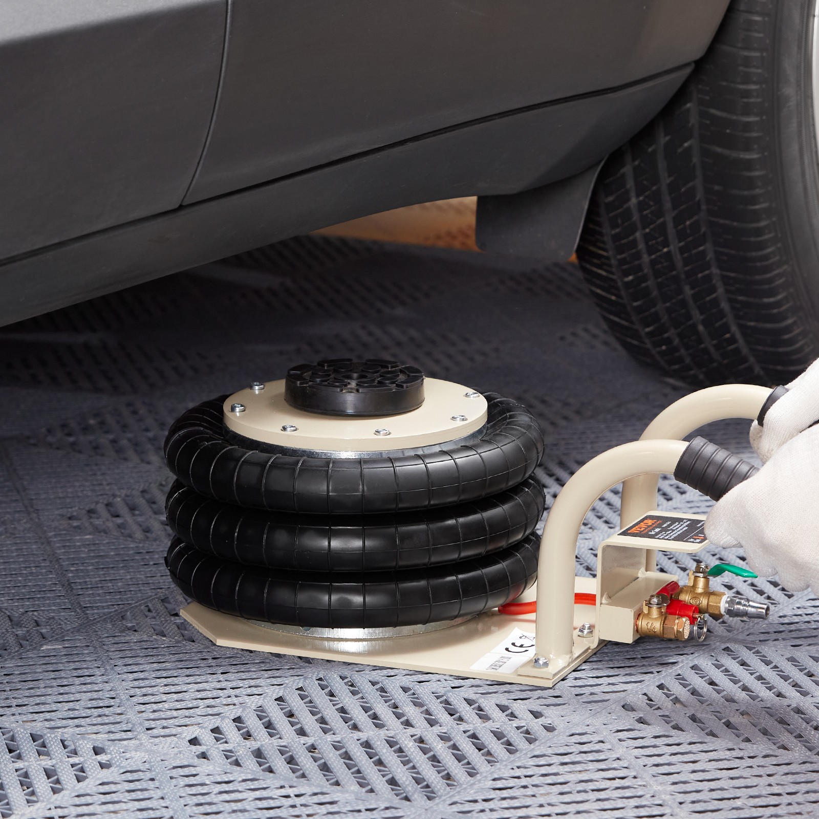 Triple Bag Air Jack 3 Ton/6600 lbs Pneumatic Air Bag Jack for Car SUV Lifting