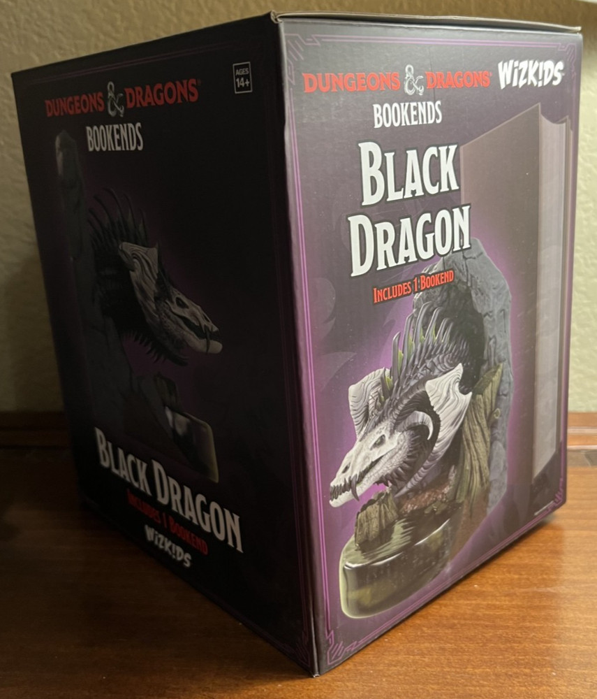 Dungeons & Dragons: Bookends - Black Dragon